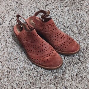 Sofft Alyce Burnt Orange Mule Size 7